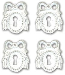 Melissa Frances Dorchester Resin Embellishments 4/Pkg Melissa Frances Dorchester Resin Embellishments 4/Pkg